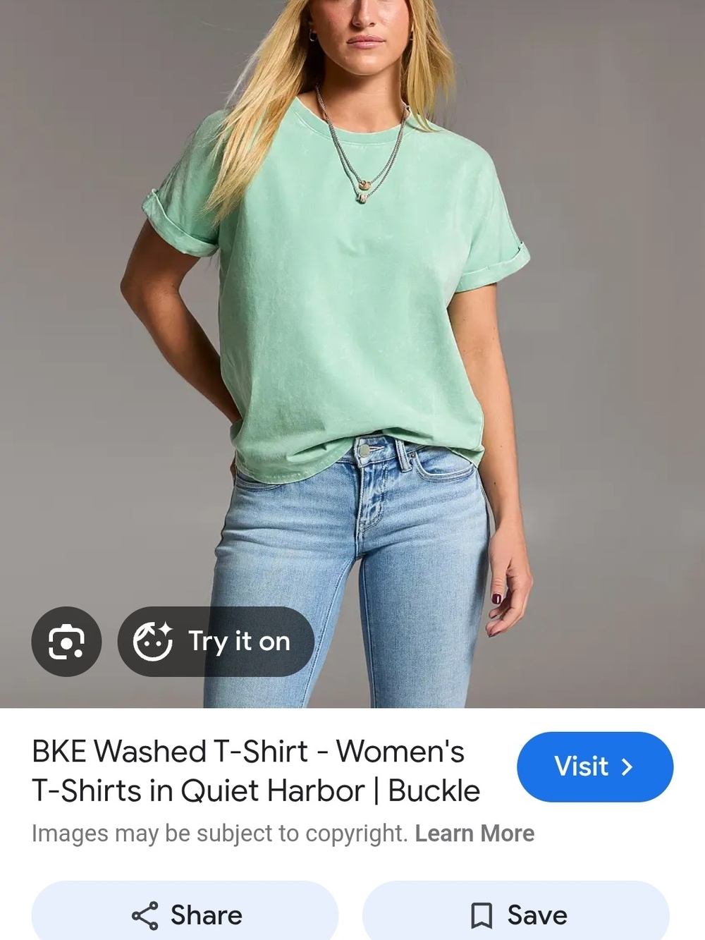 BKE Washed T-Shirt Large NWOT